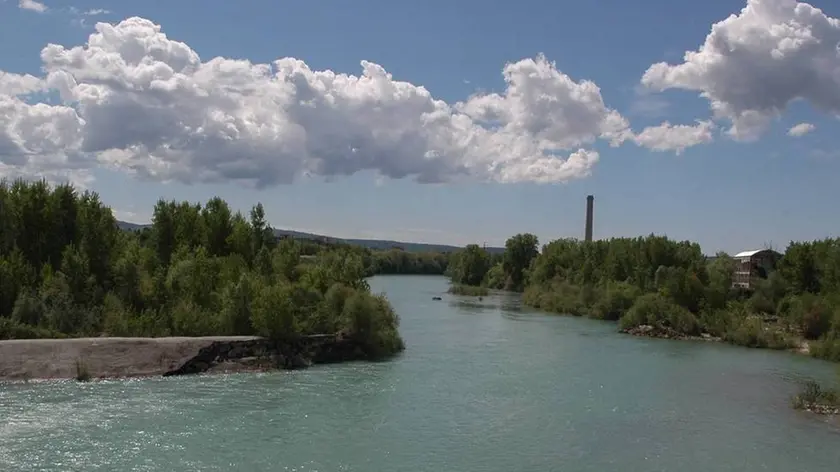 Bumbaca Gorizia L'Isonzo dalla Passerella