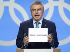 Il presidente del Cio Thomas Bach (ansa)