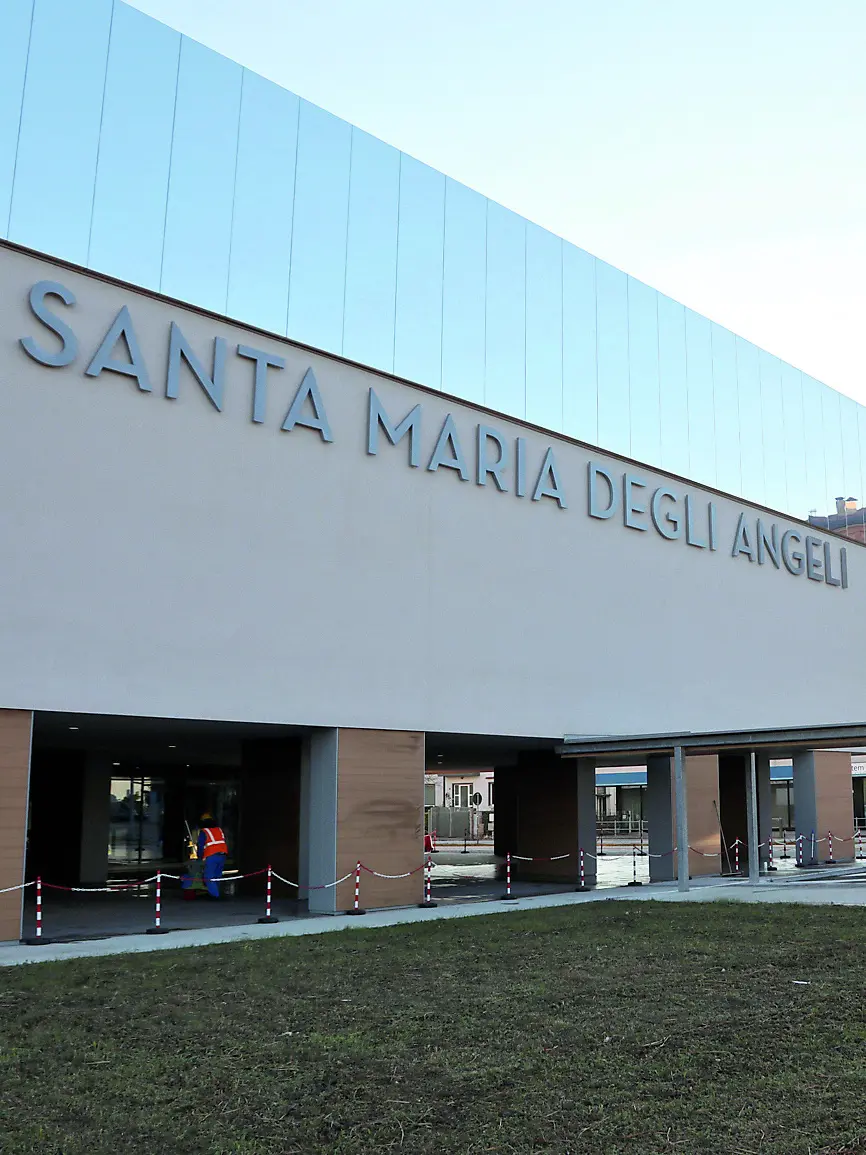 Ultimi ritocchi al nuovo ospedale Santa Maria degli Angeli di Pordenone