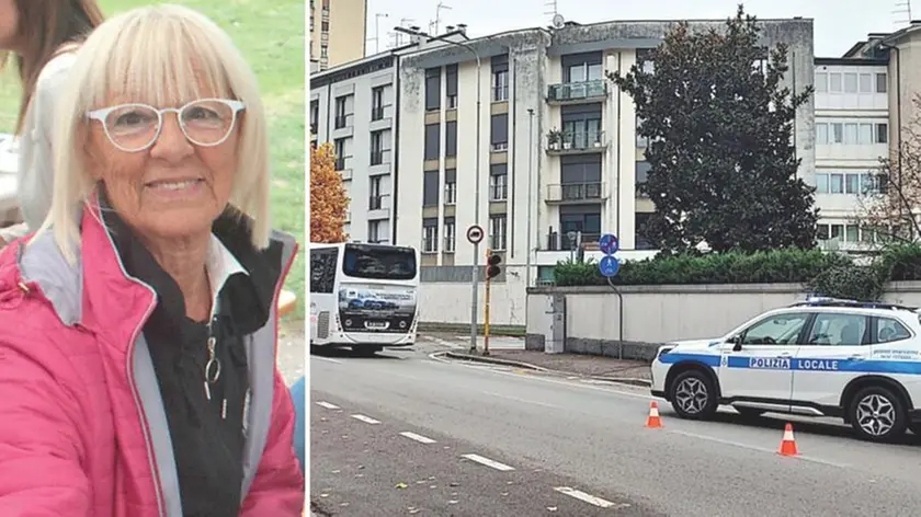 Il luogo dell’incidente in viale Duodo e la vittima, Gilberta Liberale di 76 anni