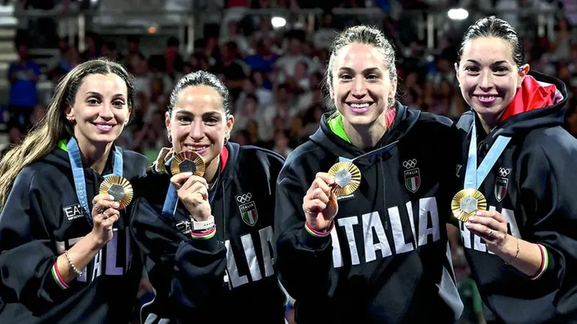 Mara Navarria e Giulia Rizzi con Santuccio e Fiamingo campionesse olimpiche