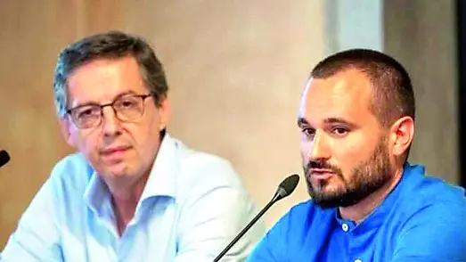 Il ds dell’Apu Andrea Gracis e il coach Adriano Vertemati