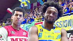 Doron Lamb con Marangon (foto Petrussi)