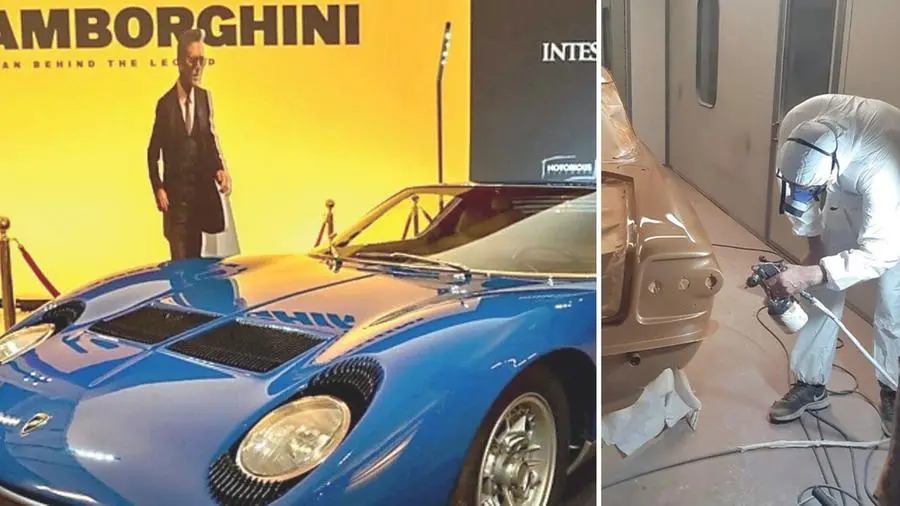 Una Lamborghini restaurata dai fratelli Nicola e Fabrizio Livon