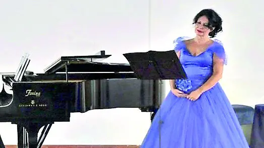 Il soprano Marilena Gaudio che si esibirà a Udine