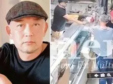 L'imprenditore Shimpei Tominaga e gli istanti prima dell’aggressione ripresa dalle telecamere