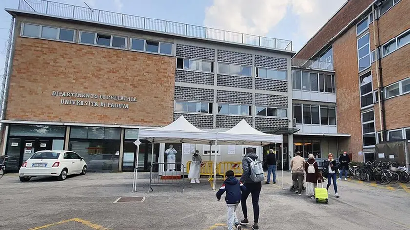 Il dipartimento di pediatria università di Padova dove il piccolo è stato seguito