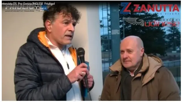 Fabrizio Tomadini a sinistra, foto tratta da Friuligol