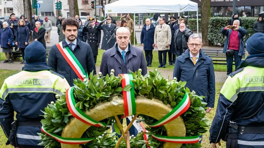 Un momento della cerimonia a Pordenone