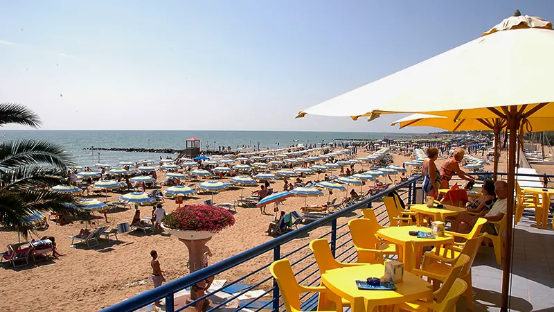 La spiaggia di Lignano Riviera