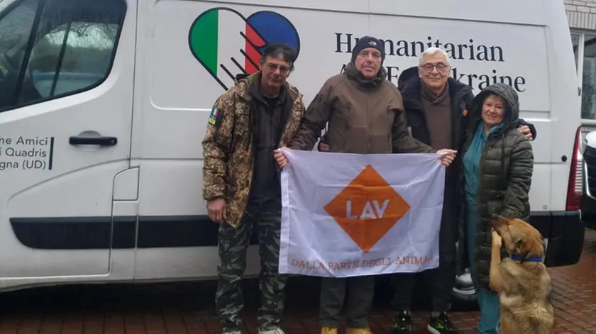I volontari partiti per l'Ucraina
