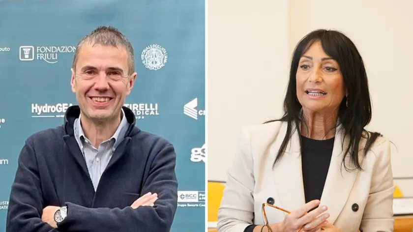 Gli ex sindaci di Pordenone e Monfalcone, ora eletti all'Europarlamento, Alessandro Ciriani e Anna Cisint