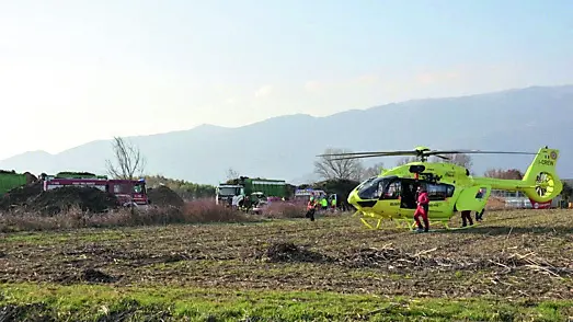 L’incidente avvenuto in via Pedrada a Fontanafredda foto petrussi