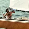 Una scena del film con cui Tommaso Romanelli rievoca il padre Andrea, scomparso in mare nel 1998