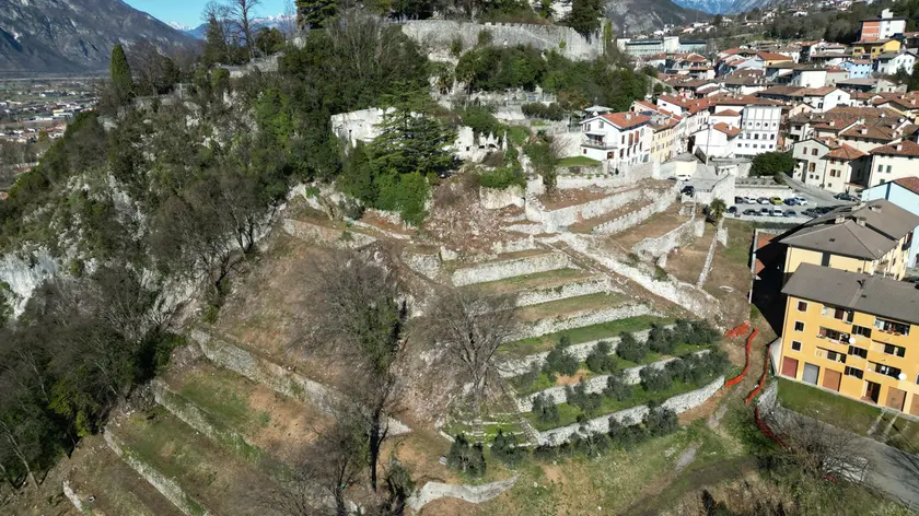 Le immagini dell'intervento di riqualificazione del complesso del Castello di Gemona