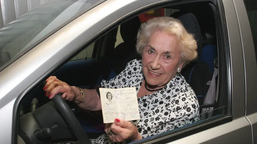 Ornella Fabbro aveva 101 anni, fu la seconda donna udinese a prendere la patente