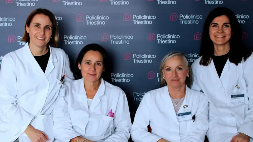 da sx dr.ssa Daniela Dibilio, dr.ssa Michela Abbona (responsabile), dr.ssa Silvia Petz, dr.ssa Francesca Degobbis