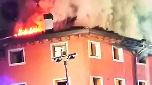 L’incendio divampato nel centro per minori a fine dicembre 2022