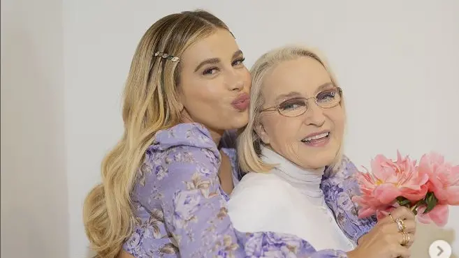 Clizia Incorvaia con Eleonora Giorgi, scomparsa a 71 anni