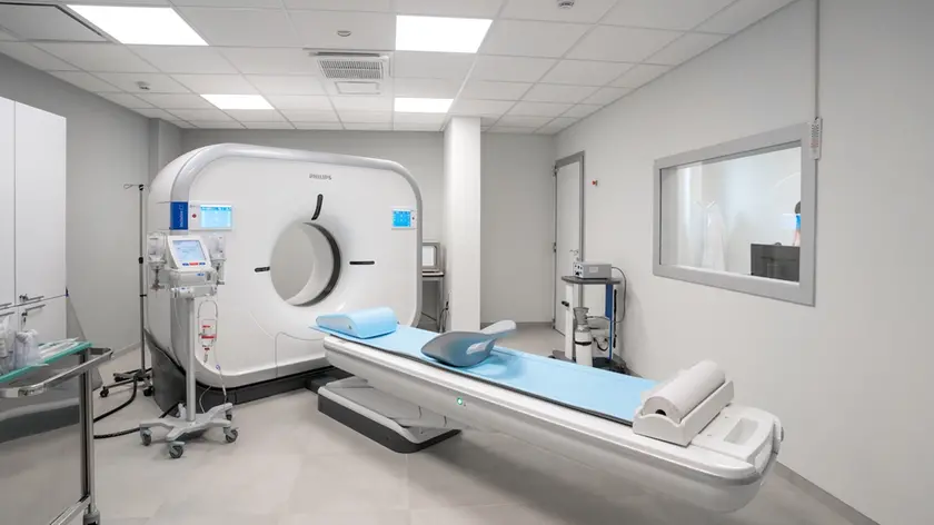 Un macchinario fra quelli utilizzati dalle strutture in Friuli Venezia Giulia per la radiologia