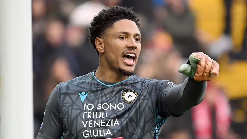 Il portiere dell'Udinese Maduka Okoye