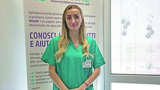 Oksana Balanda, ginecologa di origine Ucraina lavora al Policlinco di Pordenone