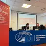 Alessandra Pizzi, Paolo Possamai e Marco Panara alla presentazione a Milano