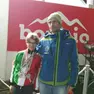 Marco Degli Uomini nel 2018, appena laureatosi campione italiano junior di short track