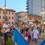 Una protesta contro l'acciaieria a San Giorgio di Nogaro