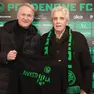 L’avvocato Antonio Pollini (a destra) con l’allenatore Attilio Tesser