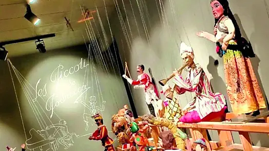 Alcune marionette della collezione donata al Comune di Cividale