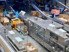 L’interno dello stabilimento Roncadin di Meduno (Pordenone)