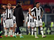 La delusione dei ragazzi di Runjaic a fine partita. Foto Petrussi