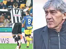 A sinistra Lorenzo Lucca, a destra Giuseppe “Nanu” Galderisi, negli anni Ottanta ha giocato per Juventus, Verona, Milan e Lazio