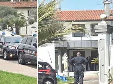 Due momenti dell'operazione condotta dalle forze dell'ordine nella provincia udinese