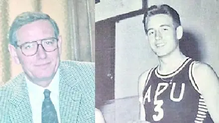 Giancarlo Di Brazzà (a destra in maglia Apu)