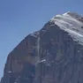 Il caldo arriva in montagna, a Cortina riappare cascata di Rozes (Foto Alessandro Zardini Zesta)