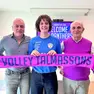 Francesca Scola con il ds Gianni De Paoli e il presidente Ambrogio Cattelan