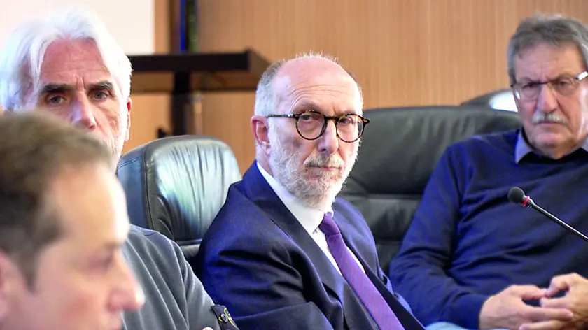 L'assessore Riccardo Riccardi durante l'audizione sul tema del Pronto soccorso di Tolmezzo