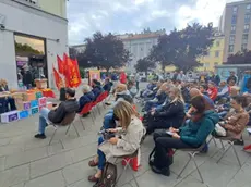 Un momento dell’assemblea di venerdì pomeriggio