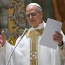 Papa Leone XIV durante la messa pro Ecclesia alla Cappella Sistina