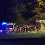 I soccorsi sul luogo dell'incidente in viale Pasolini, a Udine