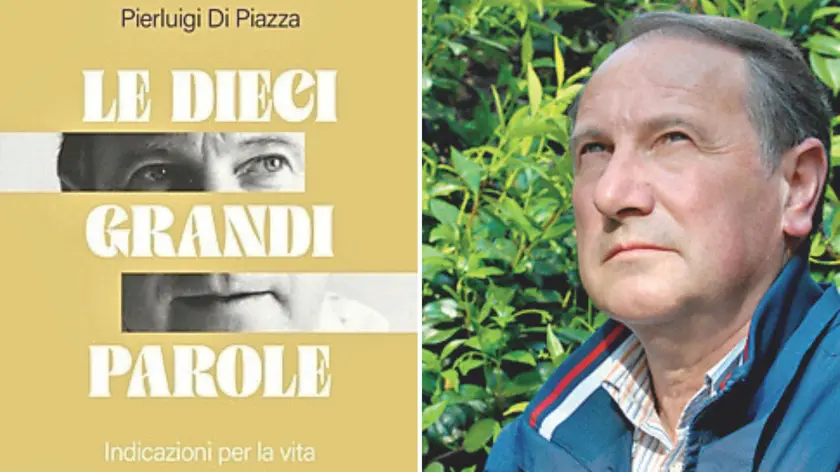 La copertina del libro e Pierluigi Di Piazza
