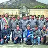 Gli alpini della sezione di Vicenza con quelli di Udine a Oropa