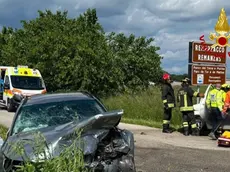 Sul posto sono intervenuti i vigili del fuoco