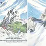 La copertina del libro e una delle illustrazioni: il bivacco Luigina Resegotti, in Piemonte