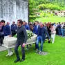 in tanti hanno voluto dare l'ultimo saluto a Paolo Straulino (foto Petrussi)