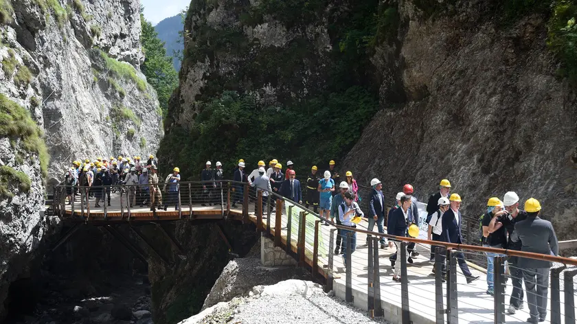 Visitatori ai Serrai di Sottoguda