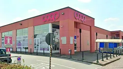La sede della Coop di Majano in cui è avvenuto il furto