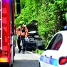 I soccorsi sul luogo dell'incidente a Pordenone (foto Brisotto / Petrussi)